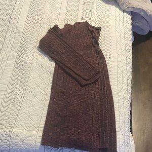 Elegant Maroon Cardigan Sweater